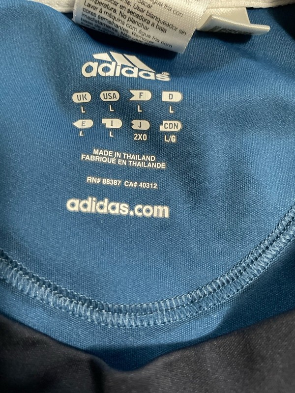 Adidas Shirt Mens Large ClimaCool Athletic Soccer Three Stripe Top 0112 gallery