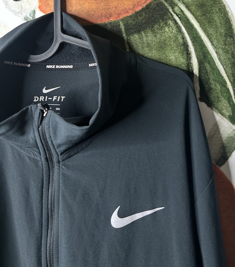 Nike Running Dri Fit Mens Black Zip up Light Weight Jacket gallery