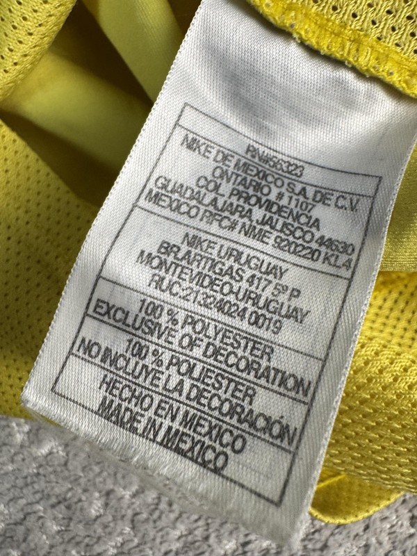 Vintage Club América Jersey Shirt Mens XL Yellow Liga MX Soccer Nike Coca Cola gallery