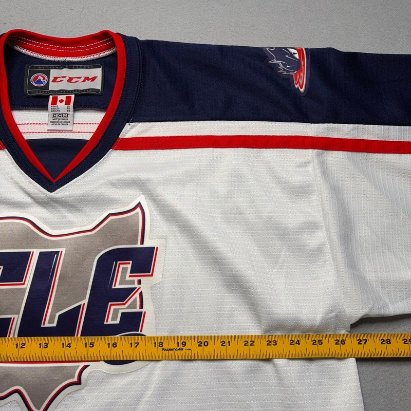 Cleveland Monsters Columbus Blue Jackets Alternate XL AHL Blank Hockey Jersey gallery