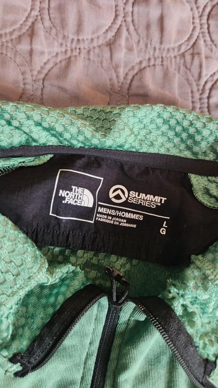 The North Face Summit Series FUTUREFLEECE LT Pullover Mens Large Green 1/2 Zip gallery