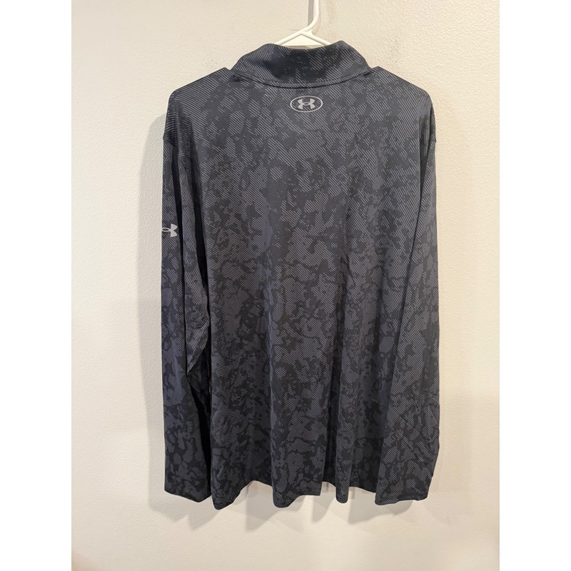 Under Armour SC Performance 1/4 Zip Long Sleeve Shirt Mens 2XL Loose Fit Black gallery