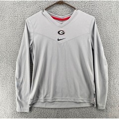 Nike Georgia Bulldogs Dri-FIT Gray Long Sleeve Training Shirt Women’s Sz Small