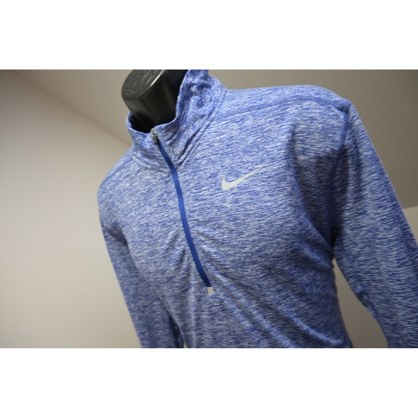 Nike Running 1/4 Zip Pullover Jacket Mens Large Blue Dri-FIT Excellent gallery