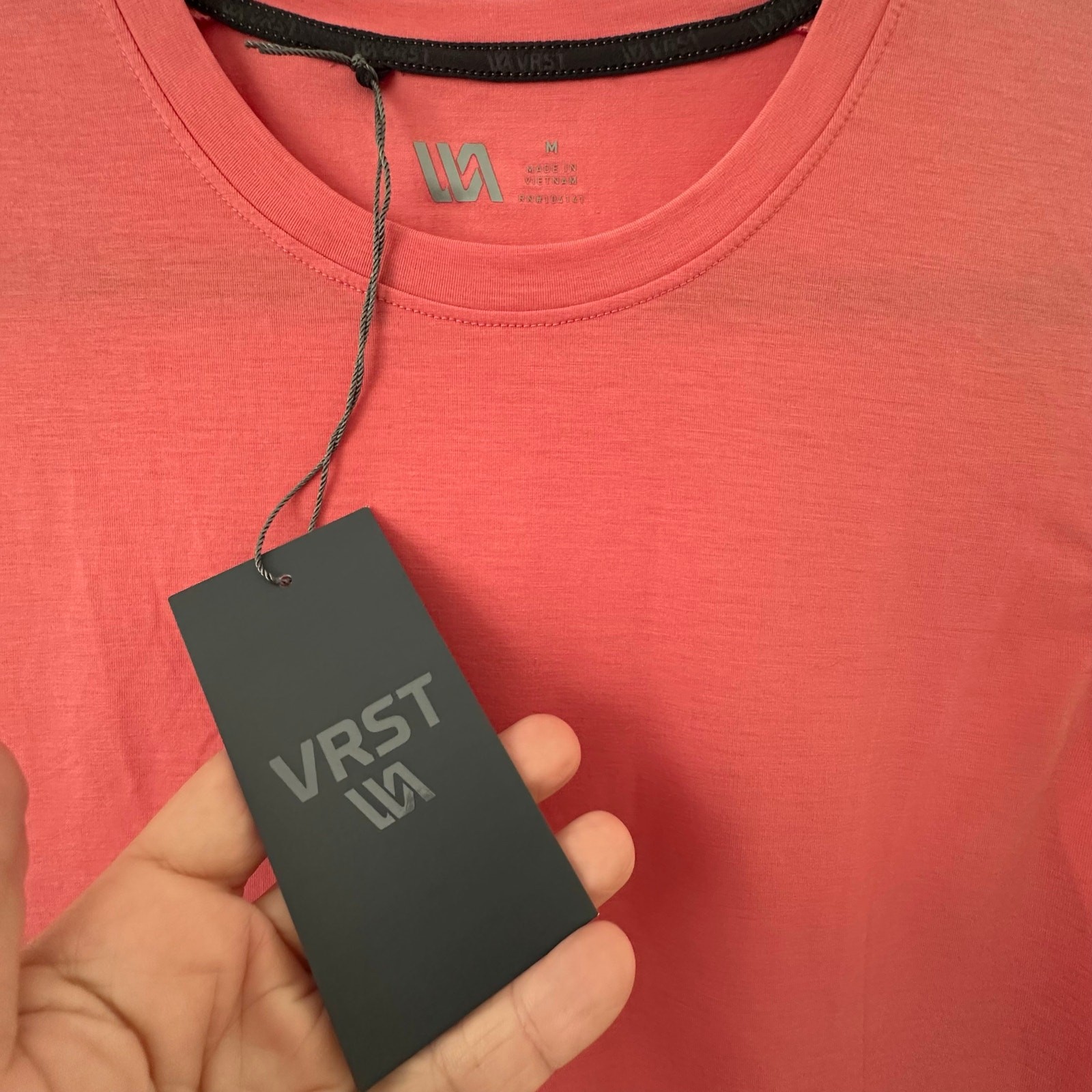 VRST Mens Icon Comfy Tank Pink Rouge Medium NWT gallery