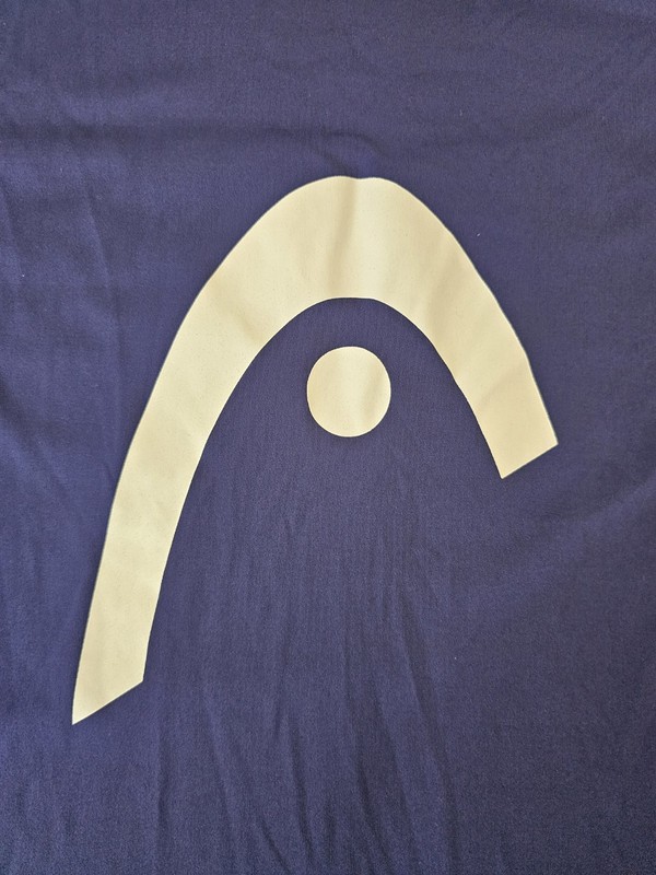 HEAD Blue Yellow Mens XL Polyester Logo Crew Neck Racquetball T-Shirt gallery