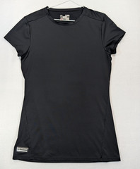 Under Armour Tactical HeatGear Compression Shirt Mens XL Black Short Sleeve