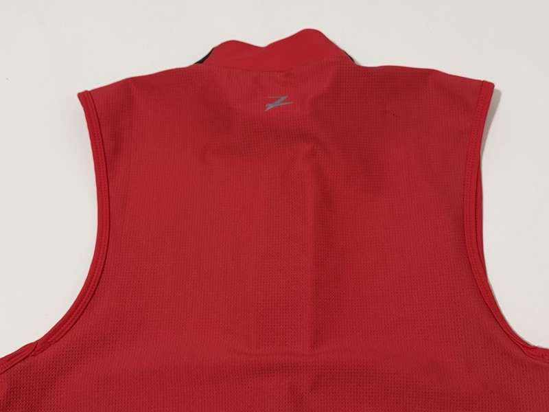 Zoot Men’s Performance Tri Sleeveless Cycling Jersey 3-pocket Red Medium gallery