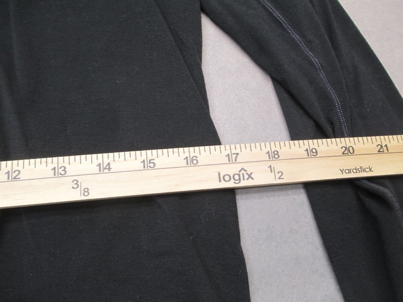 Paradox Size S Mens Black Merino Wool Blend 1/4 Zip Base Layer Pull Over 896 gallery