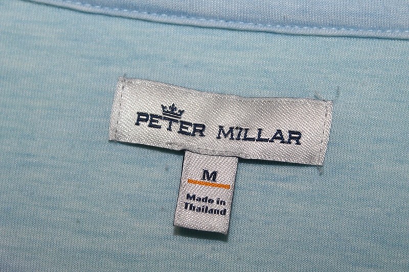 PETER MILLAR drirelease Natural Touch 1/4 Zip Pullover Men MEDIUM Ledge Rock PA gallery