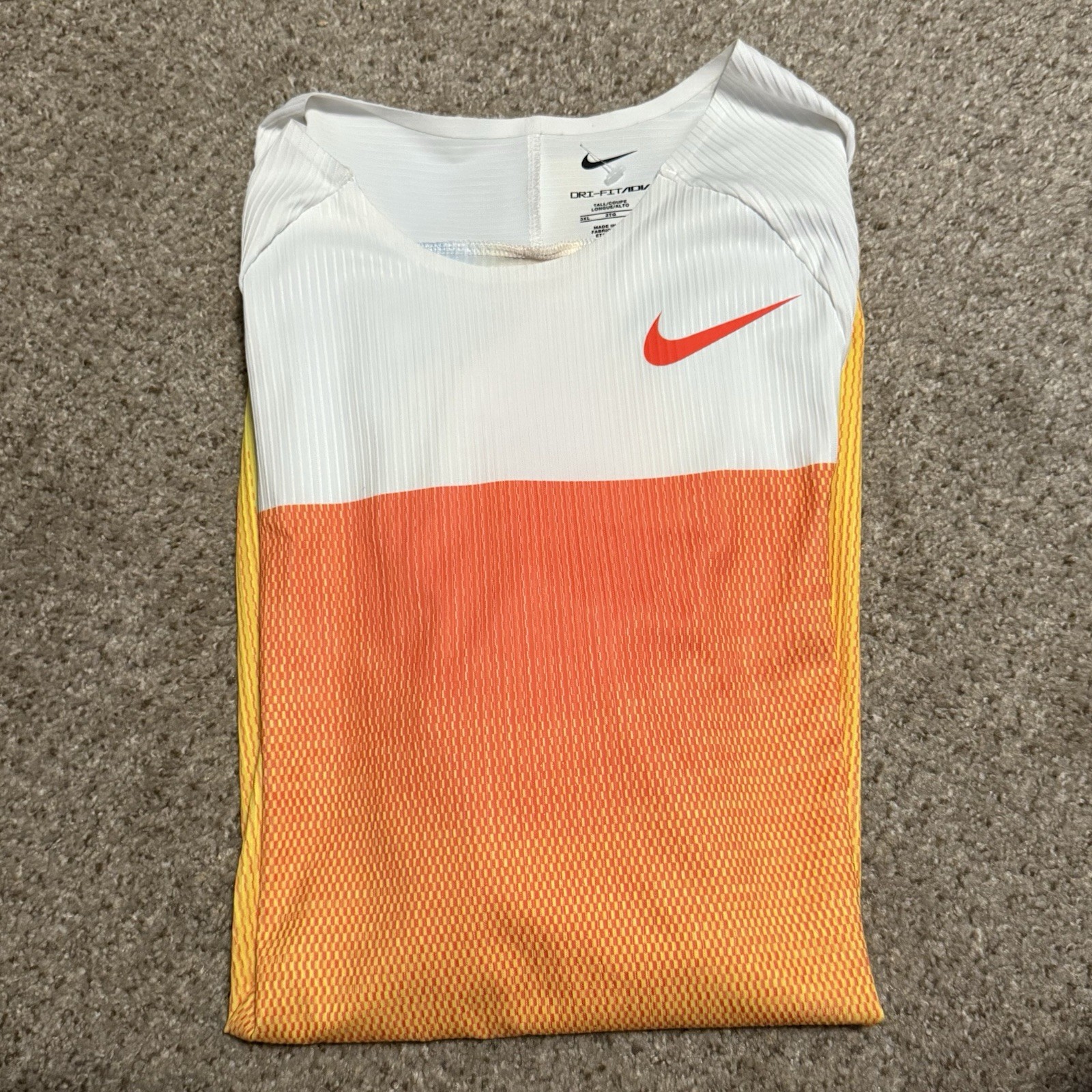 Nike Pro Elite Track & Field Made In USA Shirt Mens Size 3XL TALL *FZ6886-731 gallery