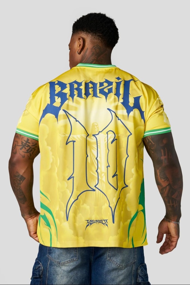 YOUNGLA BRAZIL WORLD CUP 2026 SOCCER FOOTBALL JERSEY NEYMAR #10 - (M)