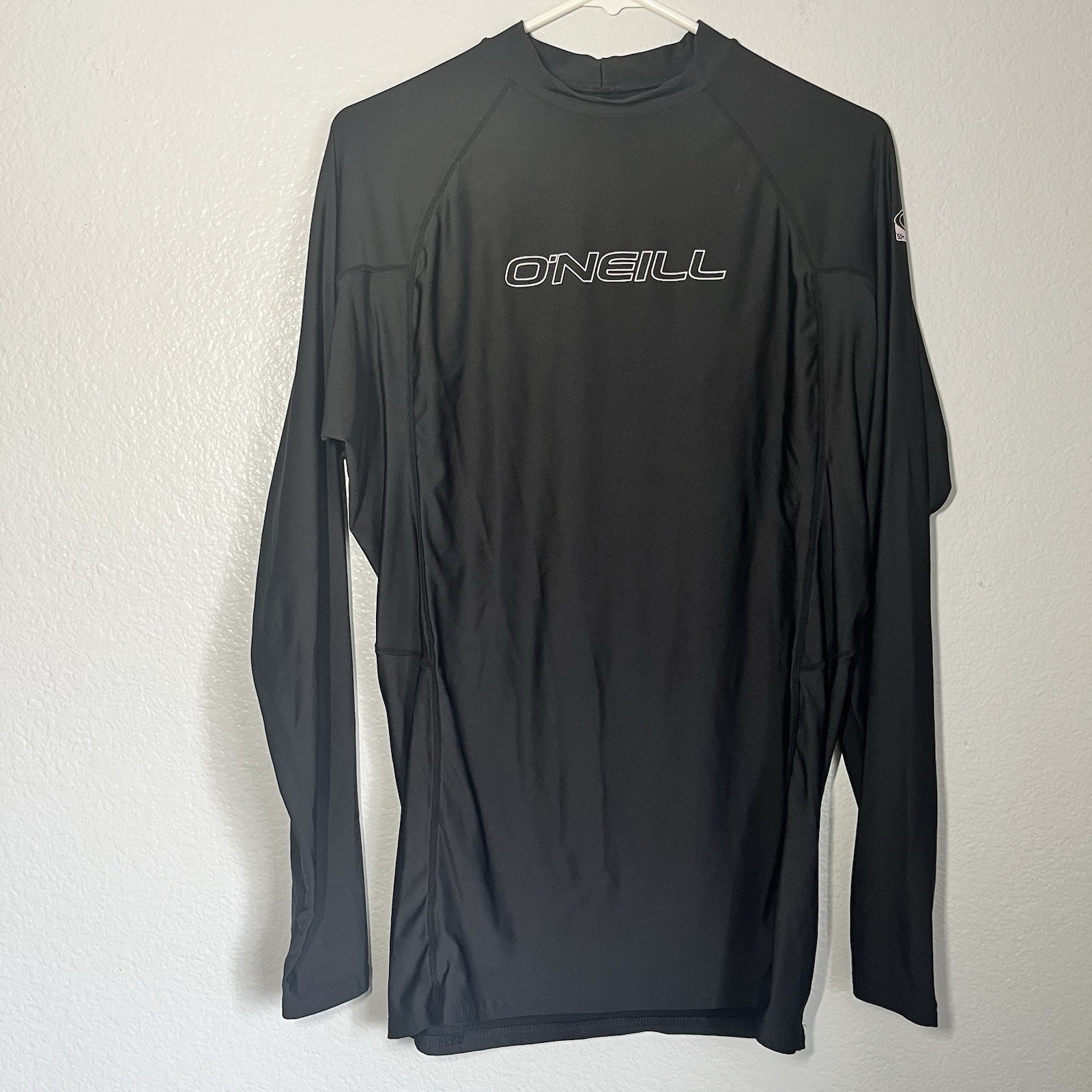O’Neill Performance Fit Black Athletic Shirt XXL 2X 50+ UV Protection Sports gallery