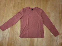 90 Degree By Reflex Men’s Terry Brushed Long Sleeve Top in Orange Men’s Size S