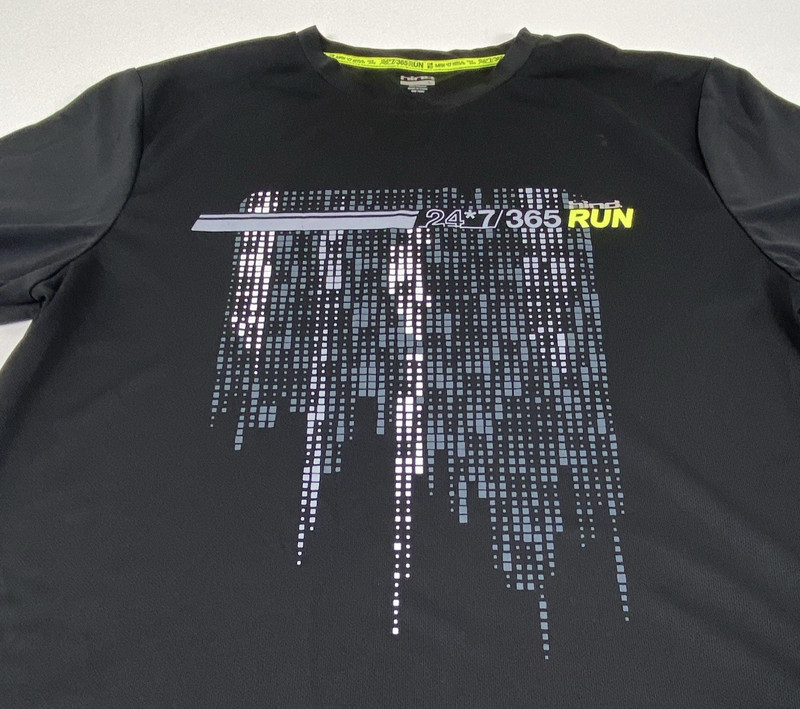 Hind Men’s Black Lightweight Graphic Logo Short Sleeve Crew Neck T-Shirt Size L gallery