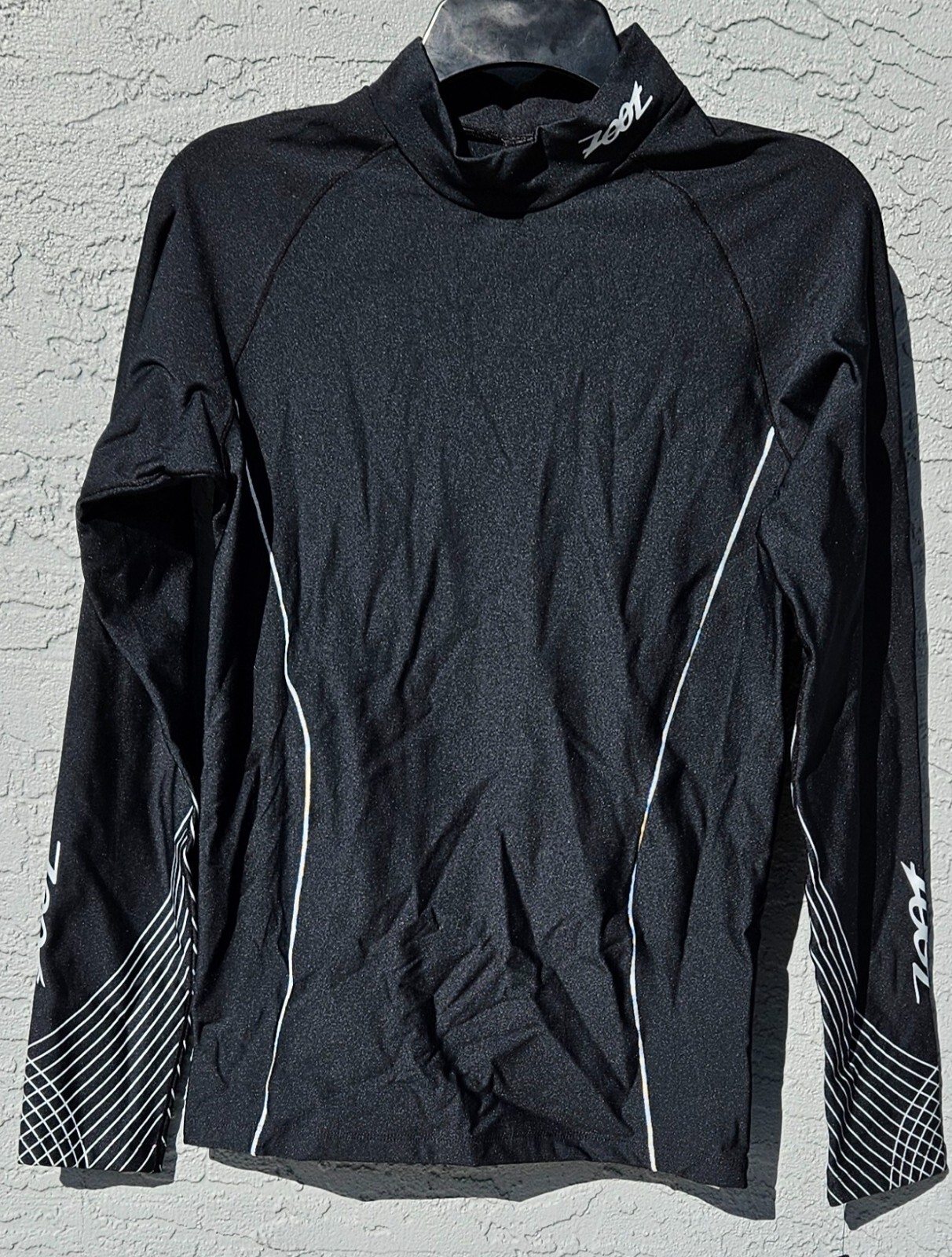Zoot Mens Performance Run Biowrap Thermo Moc Running Shirt Sz M Black Cycling gallery