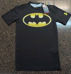 Under Armour 2013 Batman Compression Shirt Men’s Medium Black HeatGear NEW