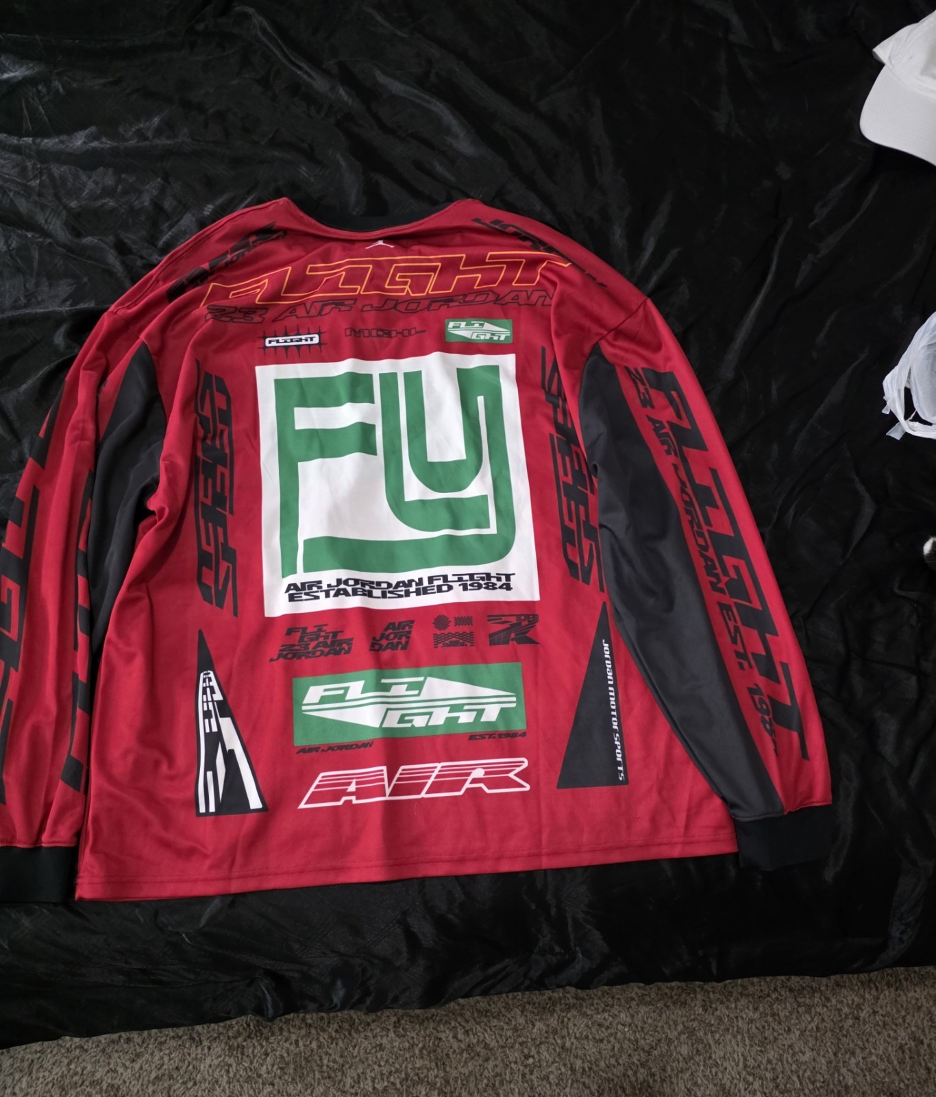 Jordan Nike MVP Flight Printed Long Sleeve Motocross FV7239-687 Men Size XL gallery