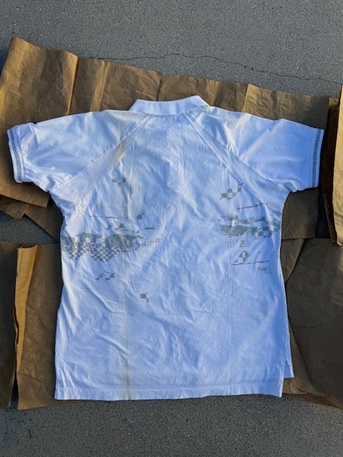 Vtg Nike John McEnroe Andre Agassi Checkerboard Tennis Polo PE Challenge Court M gallery
