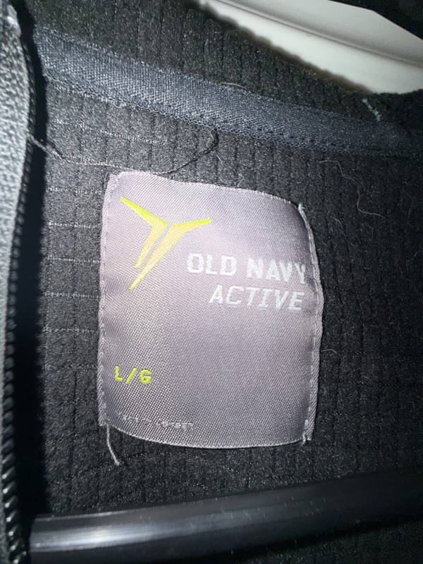 Old Navy Active Full Zip-Up Jacket Hoodie - Grey - Men's Large gallery