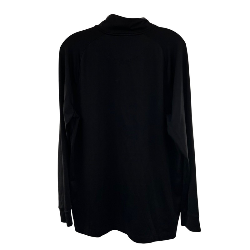 Greg Norman Men's 1/4 Zip Active Top Long Sleeve Black/Multi Size Medium gallery