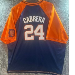 Stitches x Genuine Merchandise Detroit Tigers “Miggy” Fan Jersey Men’s XL Blue