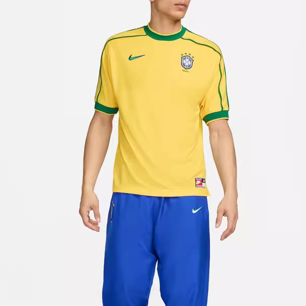 Nike Brazil 1998 Reissue Soccer Replica Jersey FZ6682-741 Men's Size gallery