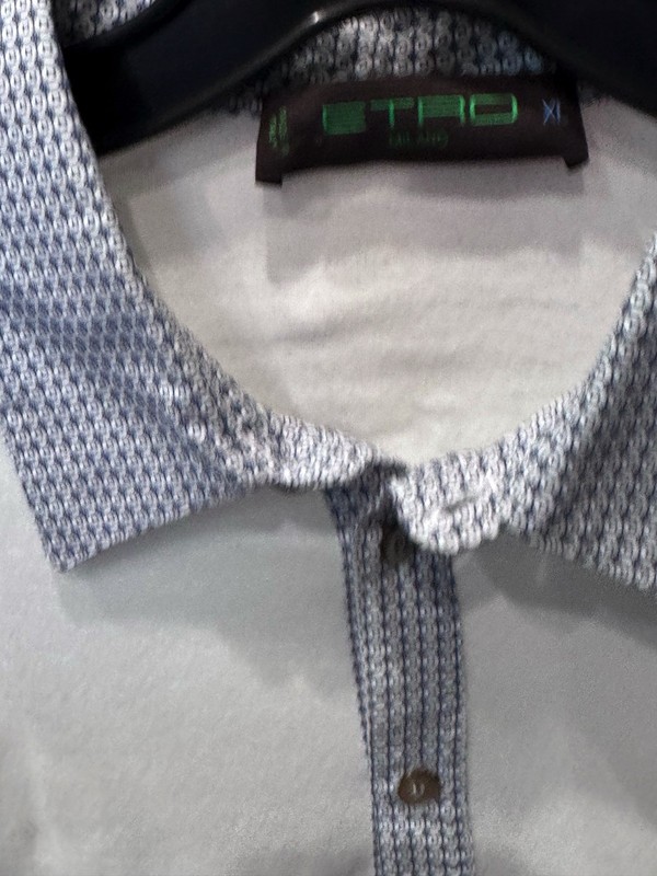 Etro Milano Super Soft Long Sleeve POLO SHIRT XL Extra Large gallery