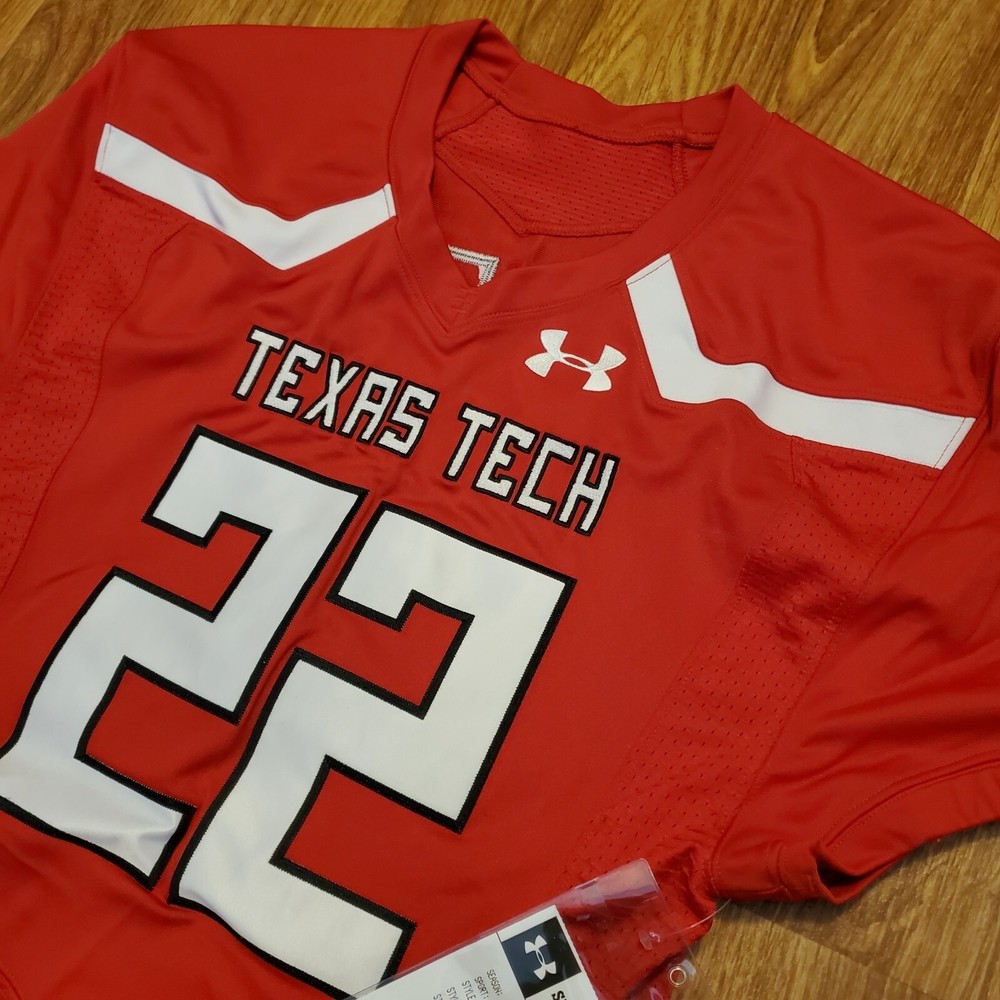 Texas Tech Red Raiders Football Jersey Men Large Red Vortex Under Armour New