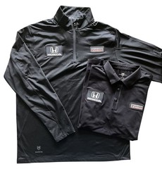 Marwin Sports Ganassy Racing Honda Lot of 2 Mens Shirts Size Large Black
