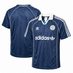 adidas Originals Soccer Jersey SS KC0127 Mens Deep Indigo Blue Short Sleeve BNWT