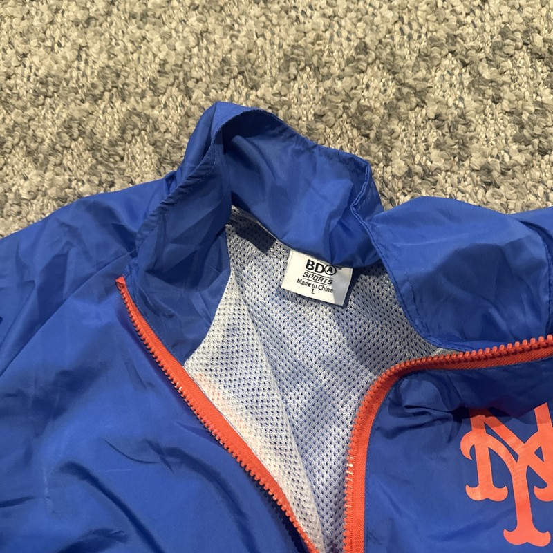 NY Mets Men’s Large Coaches Pullover 1/4 Zip Short Sleeve gallery