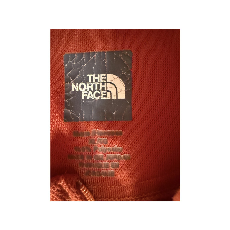 The North Face Mens XXL Orange Gray FlashDry 1/4 Zip Pullover Active Shirt gallery