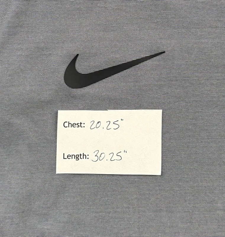 Nike Running Tech 14 09 11 05 Shirt Men's Medium Long Tall Gray S/S Crew gallery