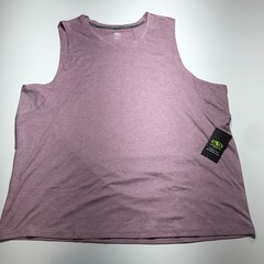 Athletic Works Men’s 2XL/50-52 Iced Lavender Heather Buttercore Tank Sleeveless