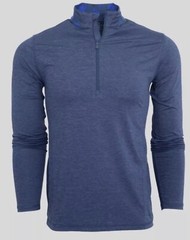 Greyson Men’s Guide Sport Quater Zip Maltese Blue Size L