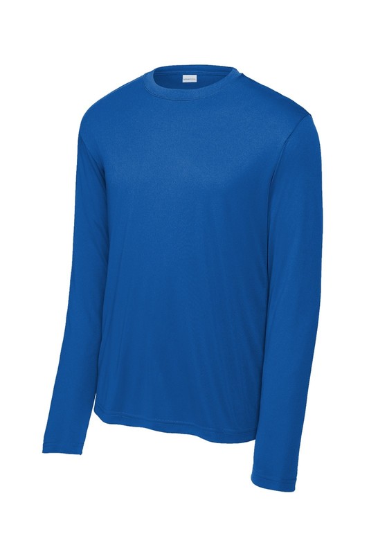 Sport-Tek Men's L/S Performance Moisture Wicking T-Shirt M-ST350LS True Royal M gallery