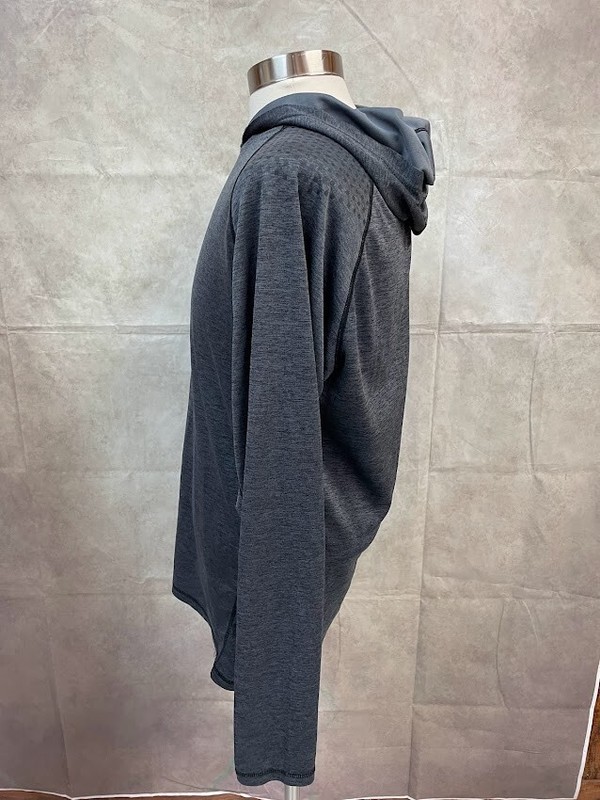 Men's Gray Activewear Hoodie Top Long Sleeve gallery