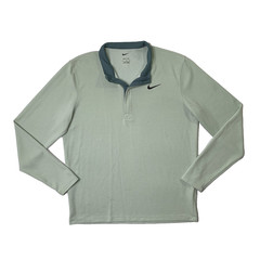 Nike Shirt Mens M Medium Honeydew Spruce Dri Fit Victory Half Zip Golf Pullover