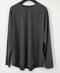 NEW BYLT Drop Cut Lux Long Sleeve Shirt Men’s 3XL Dark Gray Performance NWT