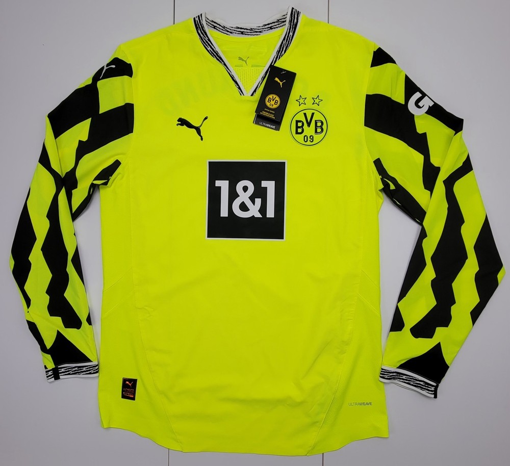 Puma BVB ANNIVERSARY JERSEY AUTHENTIC Men's Size Large Long Sleeve 776141-04 NEW