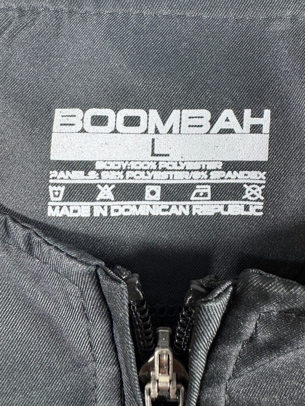 Boombah Explosion 1/4 Zip Short Sleeve Pullover shirt Black Yellow Mens Large gallery