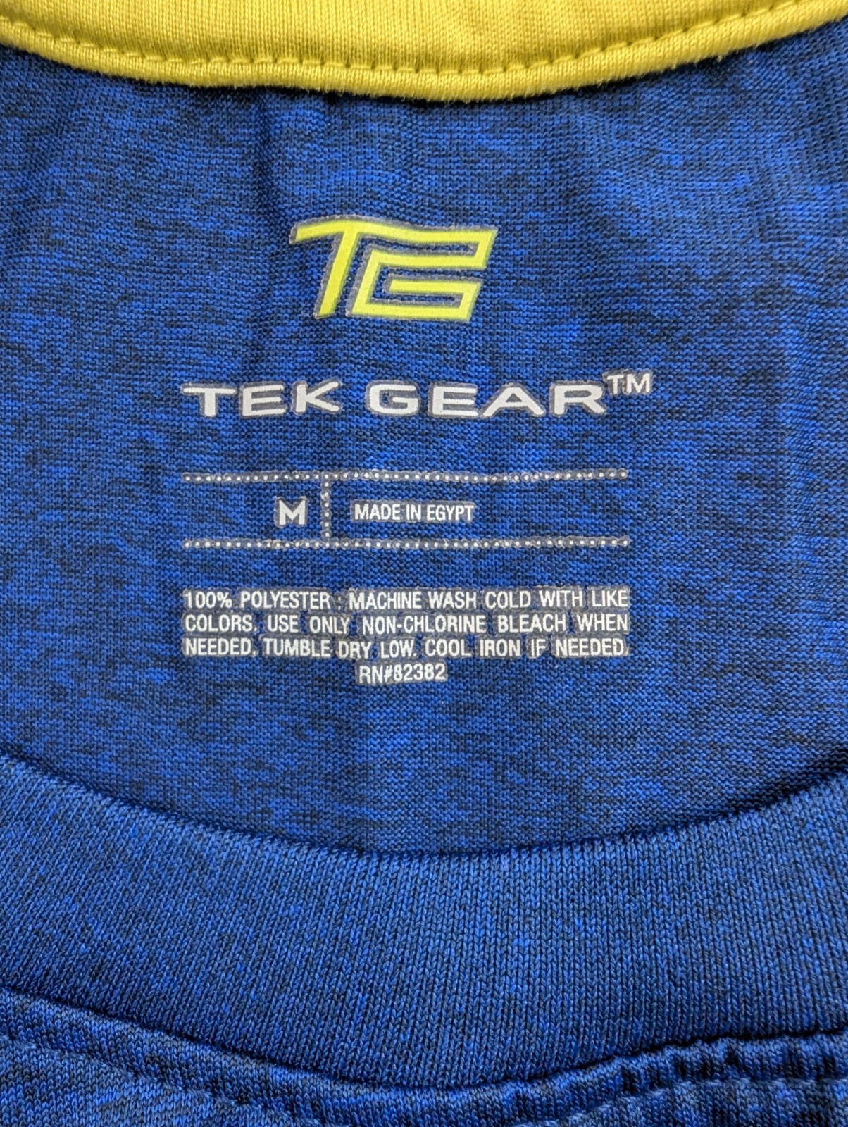 Tek Gear Performance Moisture Wicking Blue Heather T-Shirt Mens Size Medium gallery