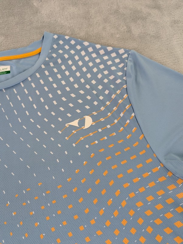 Grand Slam Performance Shirt Lightweight Blue Tennis Short Sleeve Men XL gallery