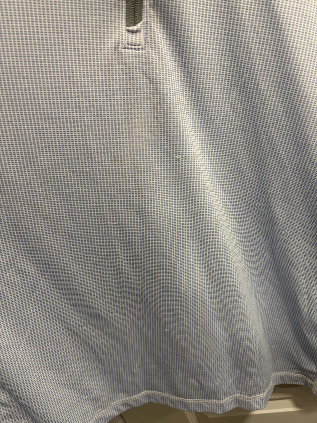 Vineyard Vines Sankaty Men’s 1/4 Zip Pullover 3XB XXXL Big Blue White Check gallery