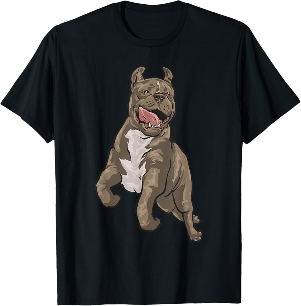 NEW American Bully Dog Happy face SHIRT SIZE S-2XL MADE IN USA