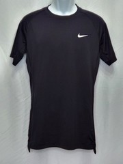 Nike Pro Tight Fit T Shirt Mens XL Black Athletic Training Top Short Sleeve AA10