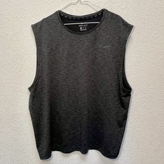 Nike Dri-Fit Tank Top Mens 2XL Heathered Cool Grey Sleeveless Training Shirt Top