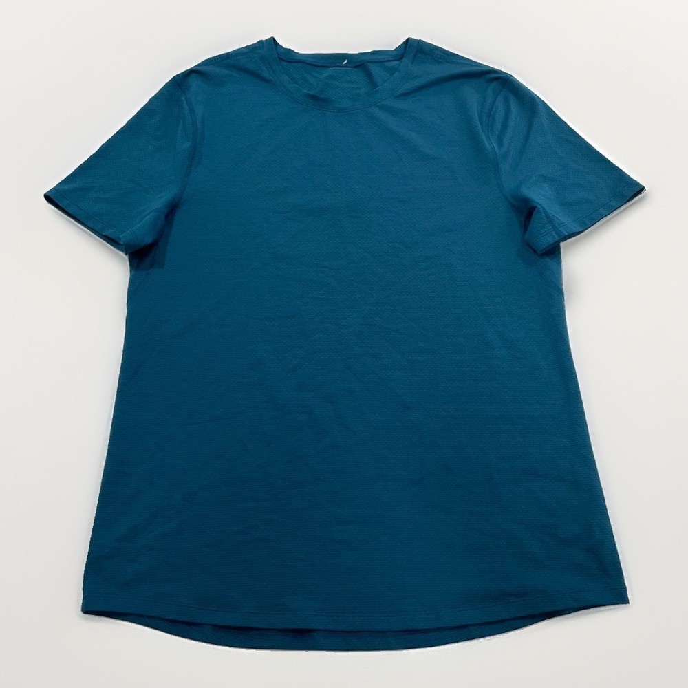 Lululemon Short Sleeve Metal Vent Tech T-Shirt Men’s Size Medium Heathered Blue