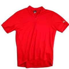 Canari Cycling Jersey Shirt Mens Large Short Sleeve Half Zip Pockets USA Bike